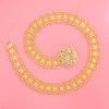 N-8228 Fashion Ethnic Gold Hollowed Flower Belt Waist Belly Chains