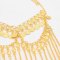 F-1170 Long Tassel Women Hair Jewelry Golden Coin Arab Face Chains