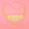 N-8332 New Ethnic Gold Coin Pendant Women's Heavy Metal Gold Waist Chain