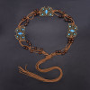 N-8333 Butterfly woven waist chain