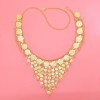 N-8336 New Ethnic Triangle Gold Coin Pendant Women's Heavy Metal Gold Waist Chain