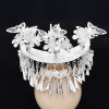 F-1172 Miao Feng Butterfly Flower Tassel Pendant Headwear