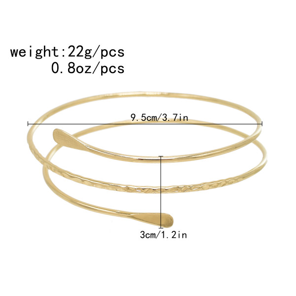 B-1329 New Double Ring Arm Bracelet