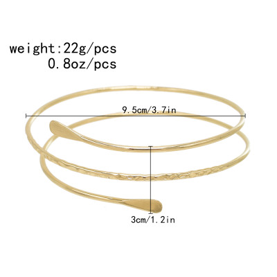 B-1329 New Double Ring Arm Bracelet
