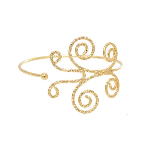 Fashion Golden Alloy Butterfly Pattern Bracelet for Women Jewelry Accessories