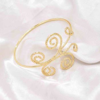 B-1330 Fashion Golden Alloy Butterfly Pattern Bracelet for Women Jewelry Accessories