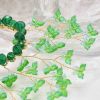 E-6732 1Pcs Green Leave Pattern Earrings Ear Cuff for Women Jewelry