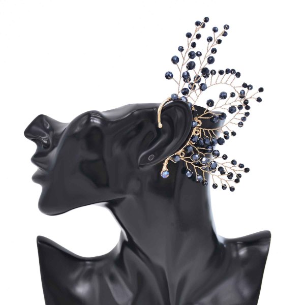 E-6731 Acrylic Women Clips Earrings Baroque Elegant Ear Cuff