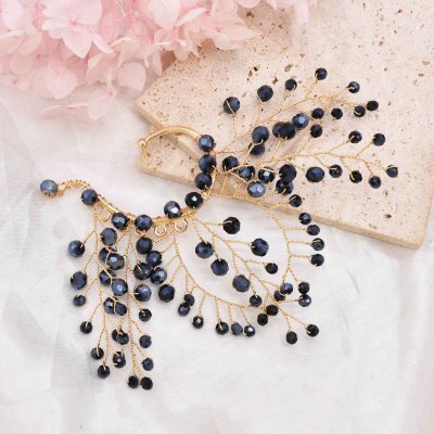 E-6731 Acrylic Women Clips Earrings Baroque Elegant Ear Cuff