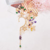 E-6730 Acrylic Women Clips Earrings Baroque Elegant Ear Cuff