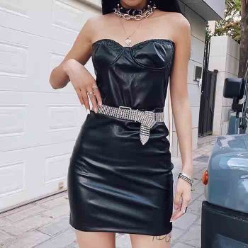 N-8344 Fashion Full Cover Diamond Silver Belt for Women Jewelry Accesseories