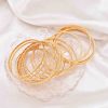 B-1331 24pcs /set Golden Silvery Women Bracelet Fashion Bohemian Style Bangle for Women Jewelry Accessories