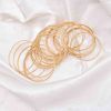 B-1331 24pcs /set Golden Silvery Women Bracelet Fashion Bohemian Style Bangle for Women Jewelry Accessories