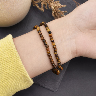 B-0987 Bracelets tiger eys original stone  Bracelet for Woman