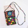 N-8357 Fashion Colorful Radon Color Flower Acrylic Beads Bag for Women Jewelry Accessories