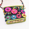 N-8362 Fashion Colorful Flower Acrylic Bead Women's Handbag