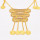 N-8364  New Bohemian Gold Coin Tassel Necklace