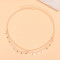 N-8365  New minimalist diamond metal tassel waist chain