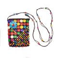 N-8367 Ethnic Women Acryli Bags Colorful Flower Statement Jewelry Bags