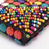 N-8367 Ethnic Women Acryli Bags Colorful Flower Statement Jewelry Bags