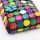 N-8360 Ethnic Colorful Round Flower Acrylic Cotton Hand Bag for Girls Women