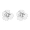 E-6747 Alloy Hollow Women Earrings Baroque Elegant Flower Stud Earrings