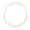 N-8374 Butterfly Pendant Women Body Jewelry Simple Alloy Statement Wasit Chains