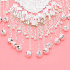 N-8373 New Ethnic Style Miao Silver Multi layered Pendant Necklace
