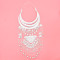 N-8373 New Ethnic Style Miao Silver Multi layered Pendant Necklace
