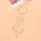 B-1340 Gold Silver Indian Dance Fingertip Metal Hollow Long Chain Pull Finger Bracelet