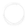 N-8377 Stars Pendant Women Body Jewelry Simple Alloy Statement Thin Belly Wasit Chains for Girls Women