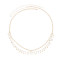 N-8377 Stars Pendant Women Body Jewelry Simple Alloy Statement Thin Belly Wasit Chains for Girls Women