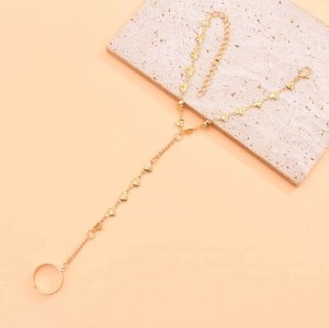 B-1341 Love Heart Women Bracelets Elegant Korean Style Charms Chains Bracelets