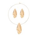 N-8378 Alloy Women Jewelry Baroque Statement Pendant Neacklace+Earrings Sets 2 PC Sets