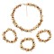 N-8381 B-1343 Ethnic Boho Golden Necklace Bracelet jewelry Set Jewelry Gift for Girls Women