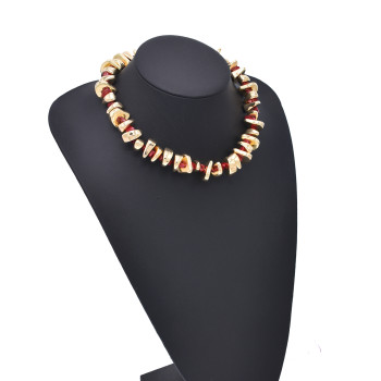 N-8381 B-1343 Ethnic Boho Golden Necklace Bracelet jewelry Set Jewelry Gift for Girls Women