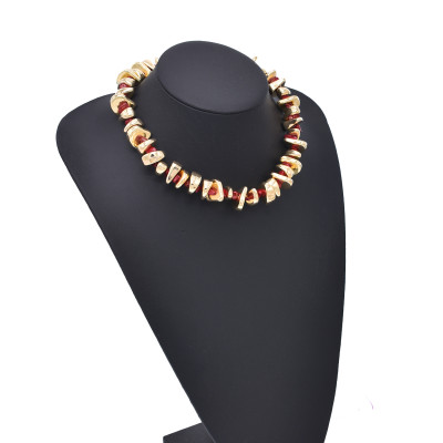 N-8381 B-1343 Ethnic Boho Golden Necklace Bracelet jewelry Set Jewelry Gift for Girls Women