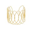 B-1346 Simple Gold Geometric Open Bracelet Fashion Punk Arm Bracelet Jewelry
