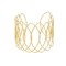 B-1346 Simple Gold Geometric Open Bracelet Fashion Punk Arm Bracelet Jewelry