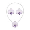 N-8382 E-6756 Flower Women Rope Jewelry Sets Pendant Charms Necklace+Stud Earrrings 2 PC Jewelry Sets