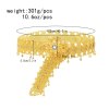 N-8388 Arab Ethnic Women Waist Chains Rhinestones Golden Carved Party Dance Body Jewelry