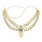N-8393 Vintage Gold Silver Coin Long Chain Tassel Waist Chain Gypsy Ethnic Body Jewelry