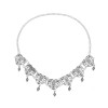F-1194 Bohemian ethnic retro silver tassel headwear jewelry gift