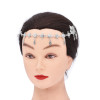 F-1195 Ethnic style silver pendant tassel headwear