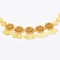 N-8392 Champagne Crystal Flower Gold Coin Waist Chain Fashion National Body Jewelry