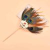 F-1196 Fashion Ethnic Peacock Flower Pattern Women Hairpin Hair Accessories