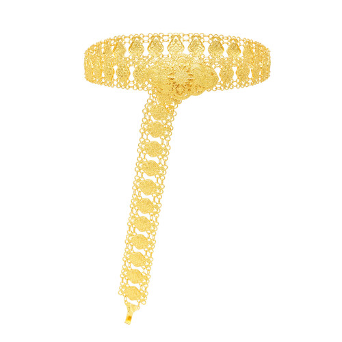 N-8397 Vintage Boho Ethnic Golden Long Belly Waist Chain Body Jewelry Gift for Girls Women