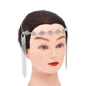 Long Tassel Women Hair Jewelry Vintage Ethnic Statement Chains Headwear