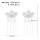 E-6764 Bohemian style silver fan-shaped long tassel earrings