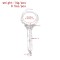 B-1353 Luxury Crystal Diamond Butterfly Finger Pulling Bracelet for Women Bridal Wedding Jewelry